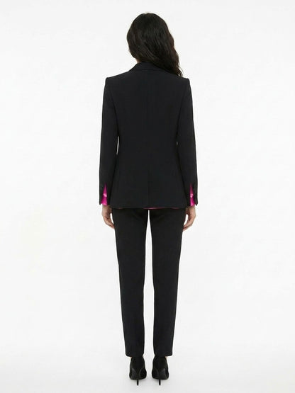 Dolce & Gabbana Black Elastane Jacket