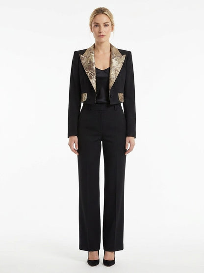 Dolce & Gabbana Black Elastane Jacket