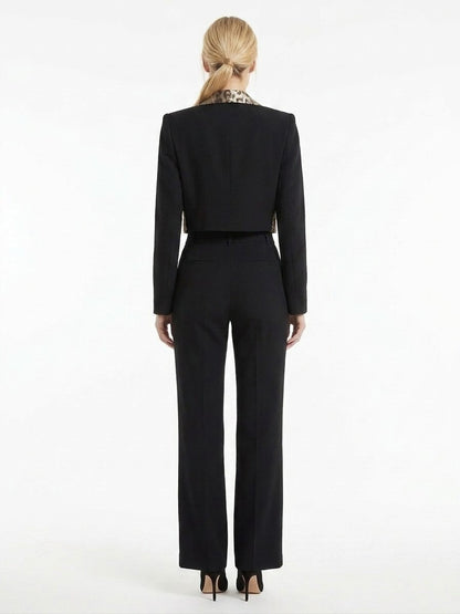 Dolce & Gabbana Black Elastane Jacket