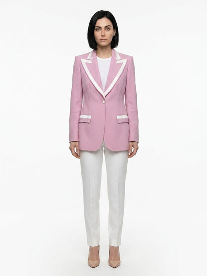 Dolce & Gabbana Pink Elastane Jacket