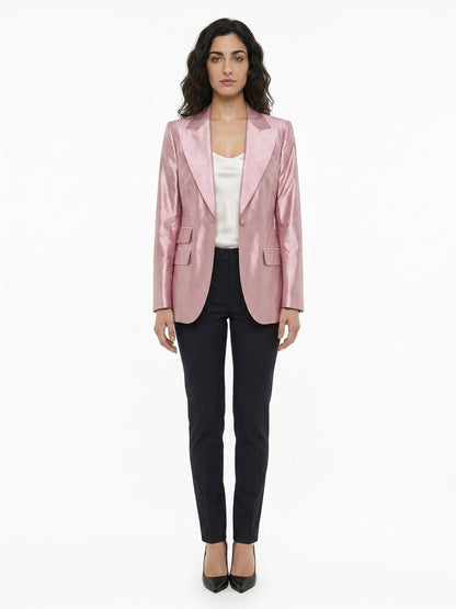Dolce & Gabbana Pink Silk Jacket