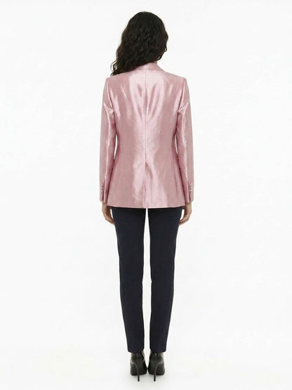 Dolce & Gabbana Pink Silk Jacket