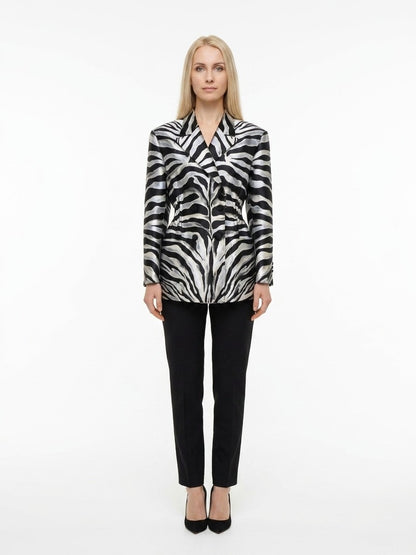 Dolce & Gabbana Bicolor Polyester Jacket
