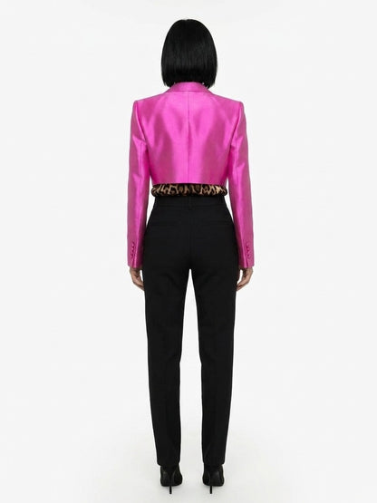 Dolce & Gabbana Pink Silk Jacket
