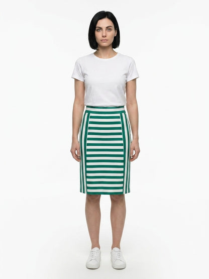Dolce & Gabbana Bicolor Cotton Mini Skirt