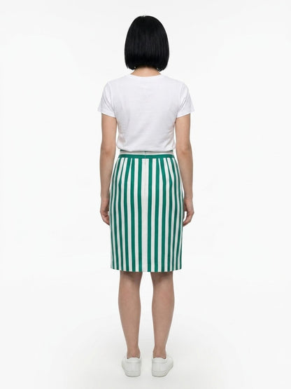 Dolce & Gabbana Bicolor Cotton Mini Skirt