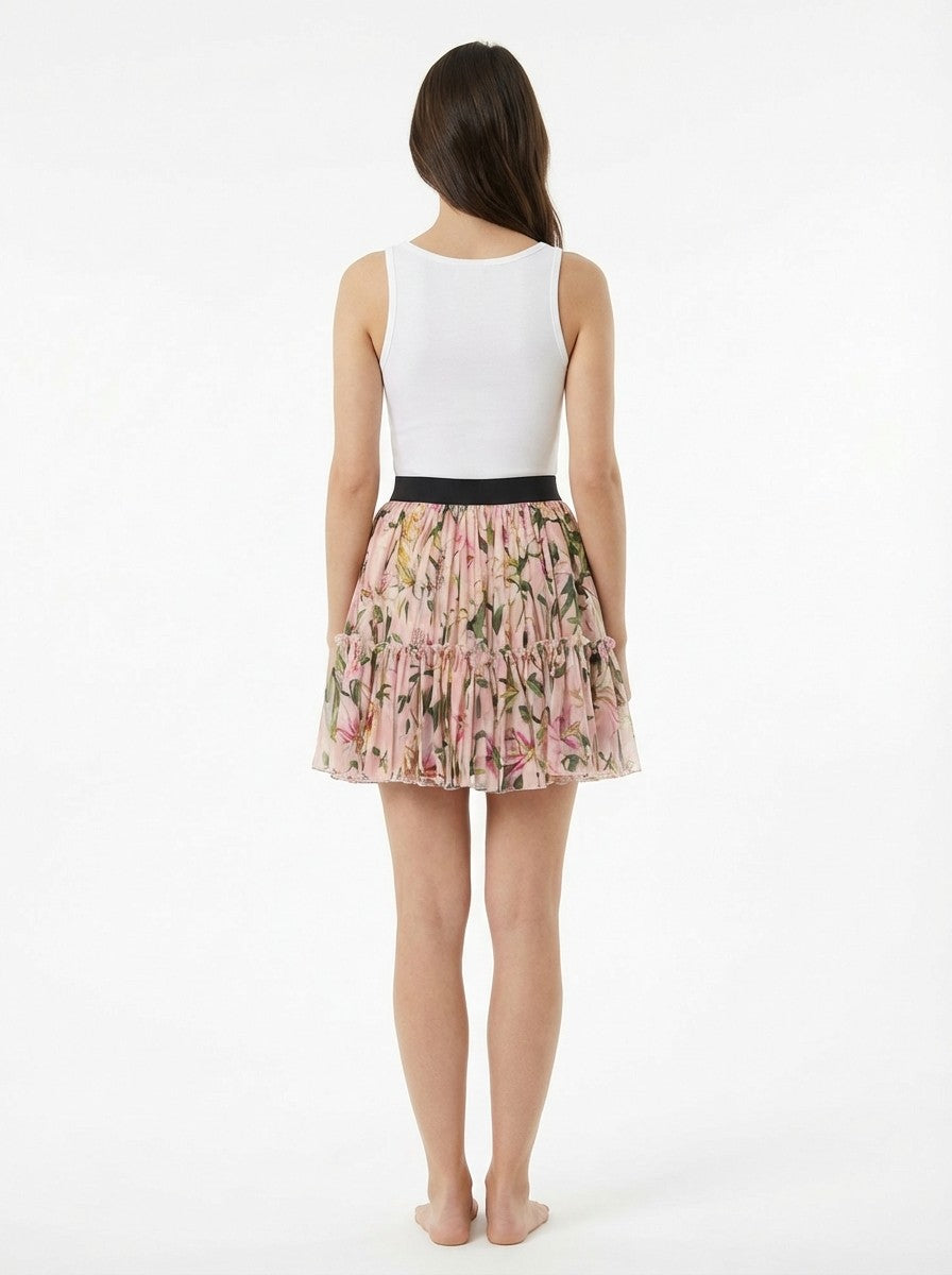 Dolce & Gabbana Pink Silk Mini Skirt - IT38|XS