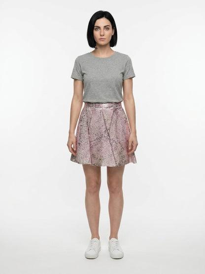 Dolce & Gabbana Pink Polyamide Mini Skirt