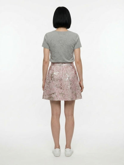 Dolce & Gabbana Pink Polyamide Mini Skirt