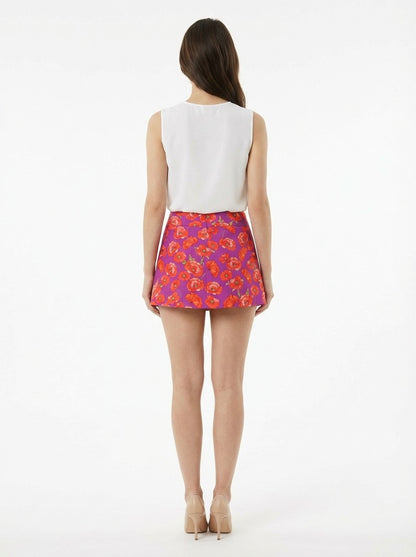 Dolce & Gabbana Bicolor Cotton Mini Skirt