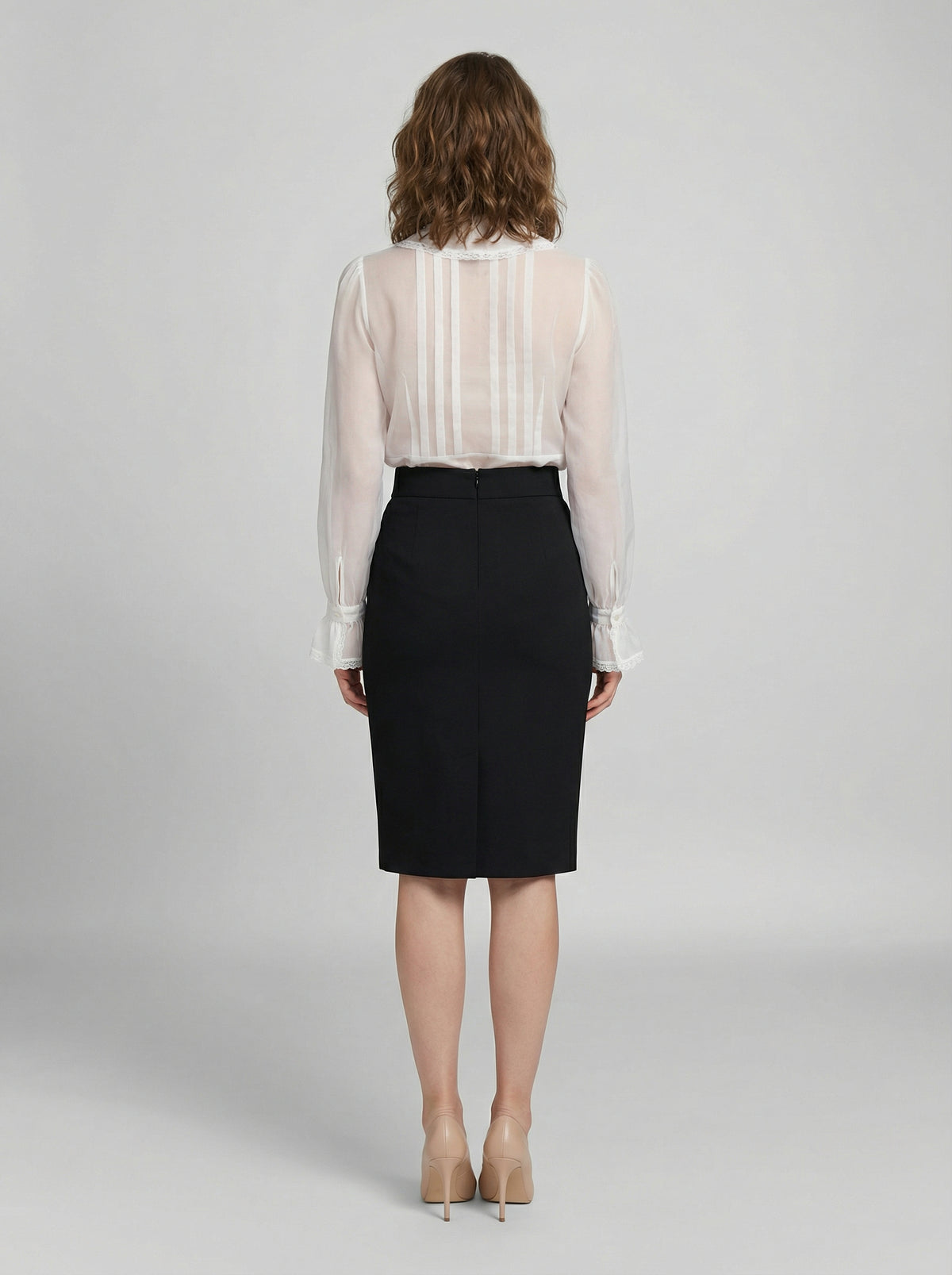 Dolce & Gabbana White Polyamide Blouse