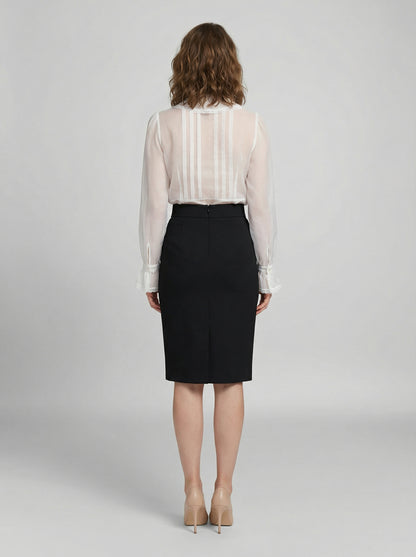 Dolce & Gabbana White Polyamide Blouse
