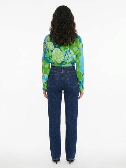 Dolce & Gabbana Multicolor Elastane Blouse
