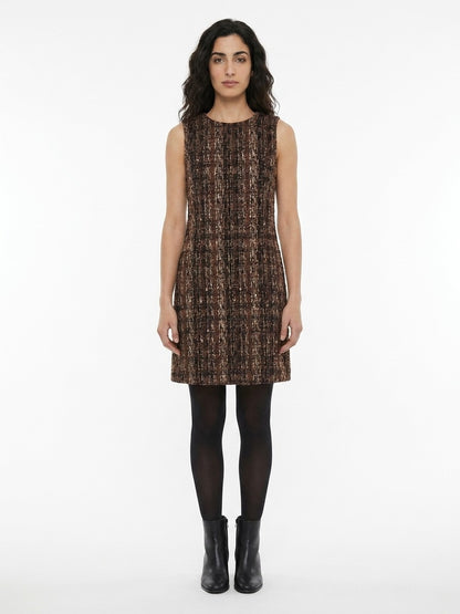 Dolce & Gabbana Brown Acetate Casual Dress
