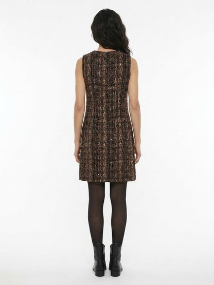 Dolce & Gabbana Brown Acetate Casual Dress