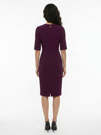 Dolce & Gabbana Purple Acetate Casual Dress