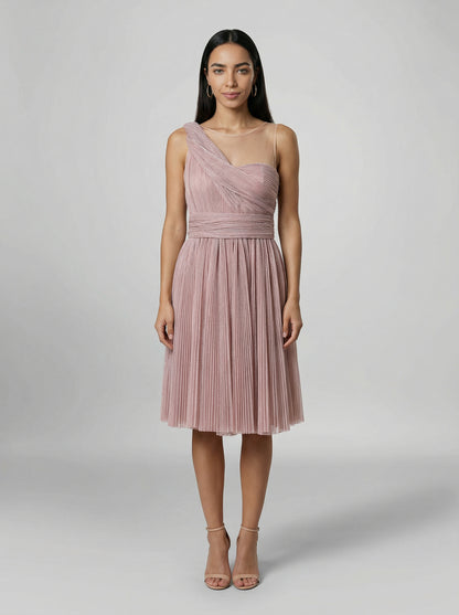Dolce & Gabbana Pink Cotton Cocktail Dress