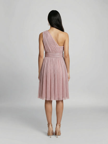 Dolce & Gabbana Pink Cotton Cocktail Dress