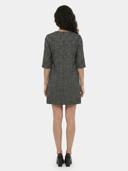 Dolce & Gabbana Gray Cotton Casual Dress