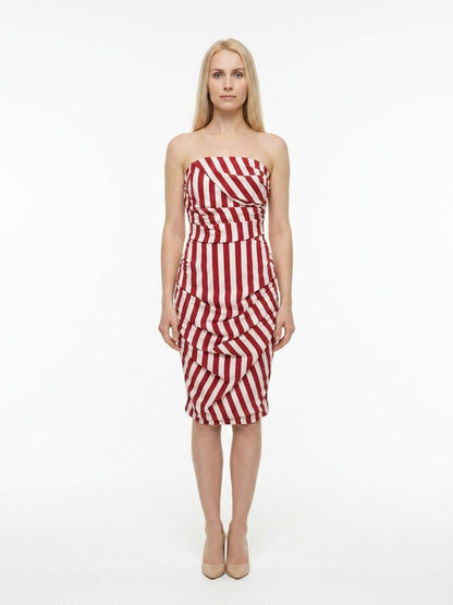 Dolce & Gabbana Red Elastane Casual Dress