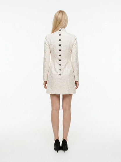 Dolce & Gabbana White Cotton Cocktail Dress