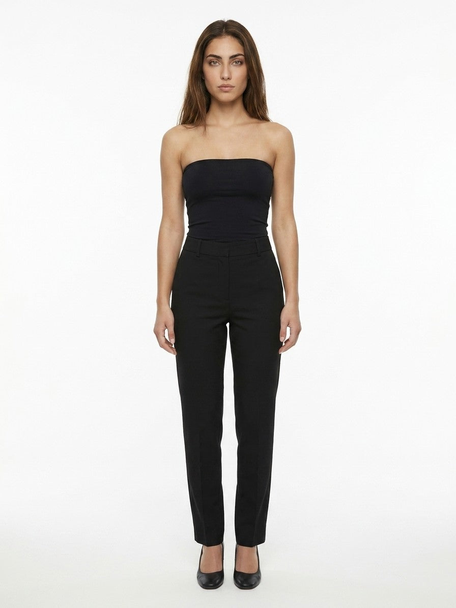 Dolce & Gabbana Black Cotton Sleeveless T-Shirt