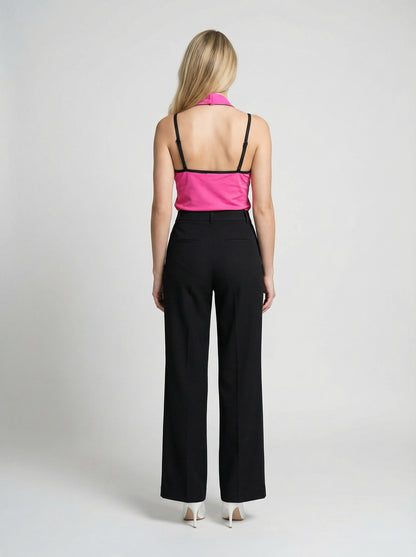 Dolce & Gabbana Pink Virgin Wool Sleeveless T-Shirt