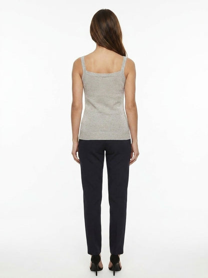 Dolce & Gabbana Gray Acetate Tank Top