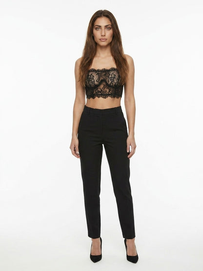 Dolce & Gabbana Black Elastane Sleeveless T-Shirt