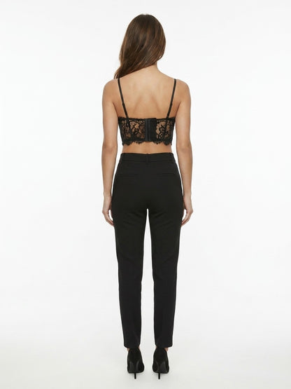 Dolce & Gabbana Black Elastane Sleeveless T-Shirt