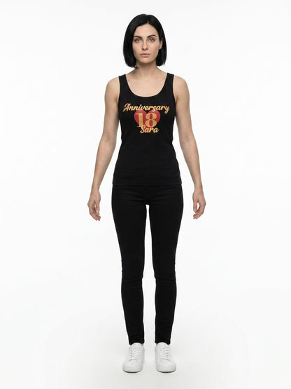 Dolce & Gabbana Black Cotton Tank Top