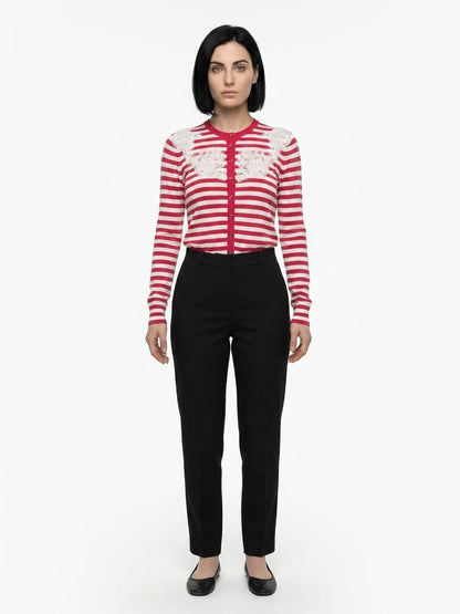 Dolce & Gabbana Bicolor Silk Cardigan