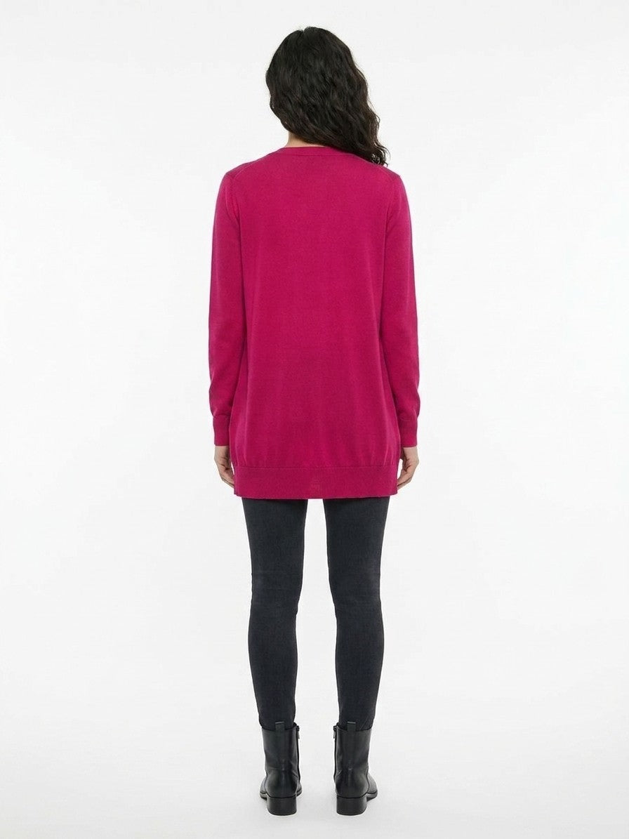 Dolce & Gabbana Pink Silk Cardigan IT50 | XL