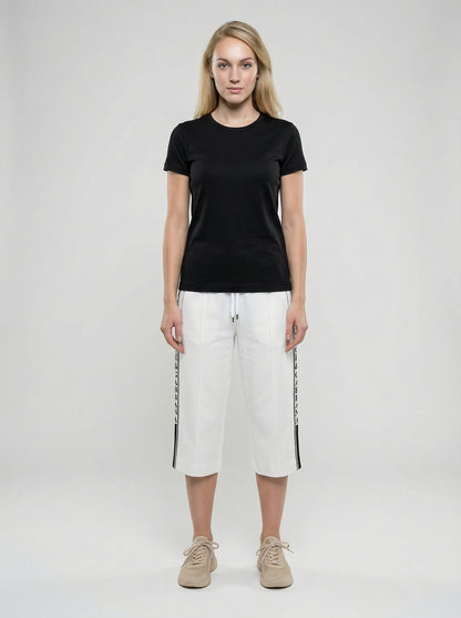 Dolce & Gabbana White Elastane Cropped Pants IT48 | XL