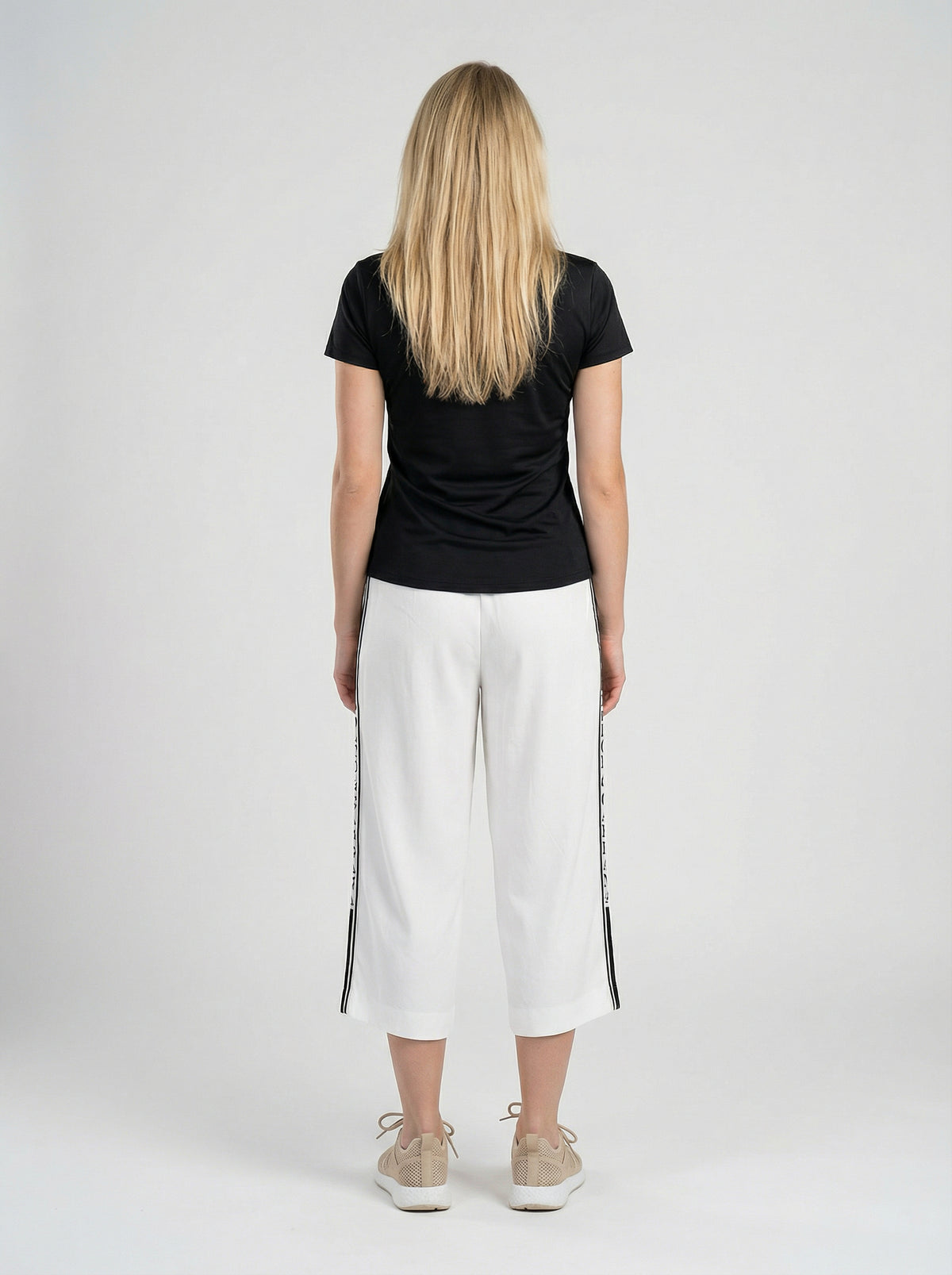 Dolce & Gabbana White Elastane Cropped Pants IT48 | XL