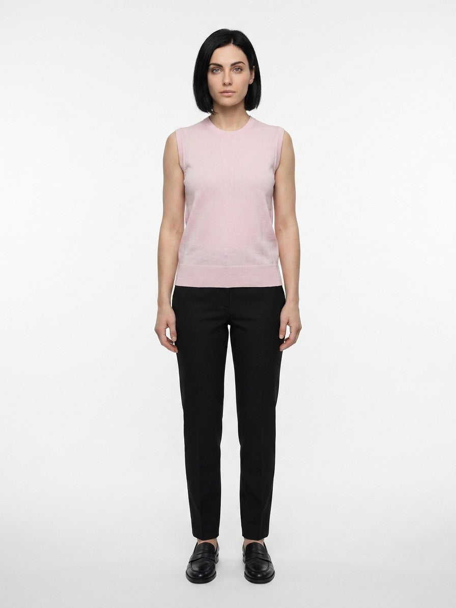Dolce & Gabbana Pink Silk Tank Top
