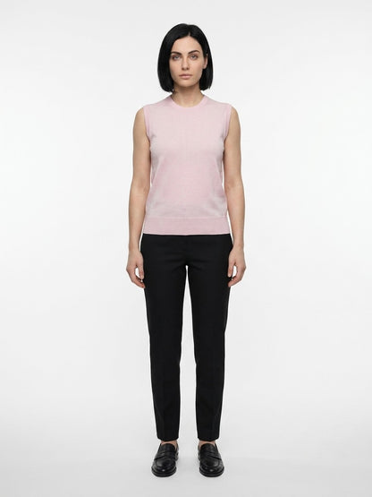 Dolce & Gabbana Pink Silk Tank Top