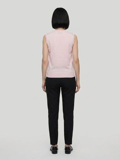 Dolce & Gabbana Pink Silk Tank Top