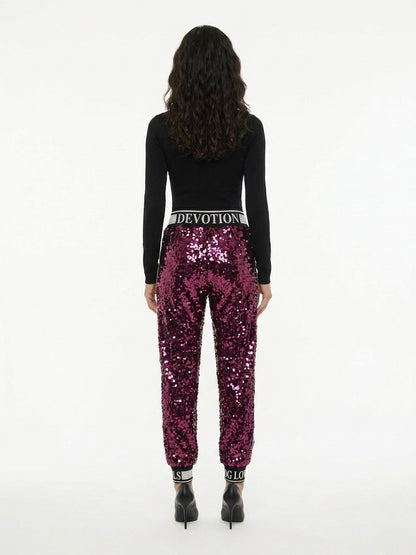 Dolce & Gabbana Multicolor Polyester Casual Pants