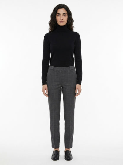 Dolce & Gabbana Gray Virgin Wool Dress Pants IT40|S