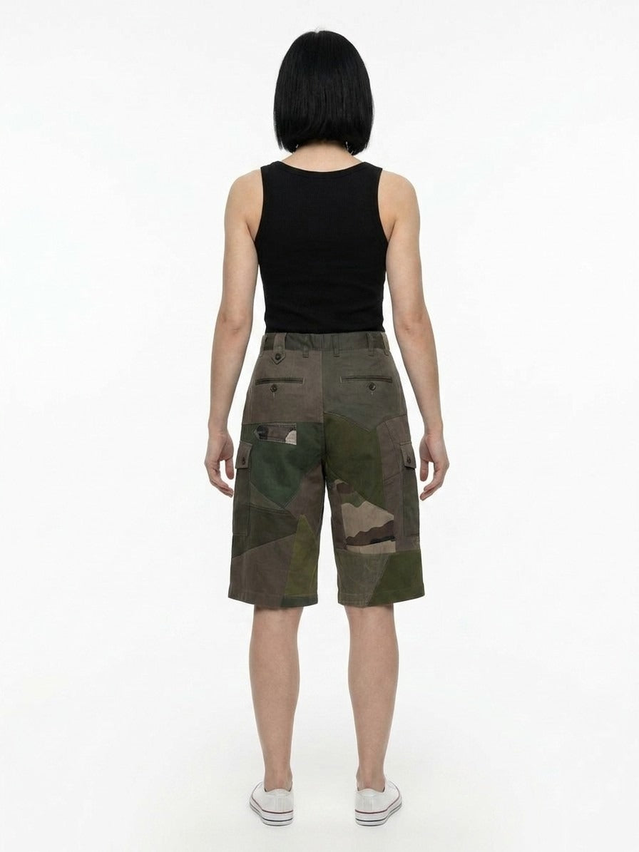 Dolce & Gabbana Army Cotton Shorts for Women - IT38|XS