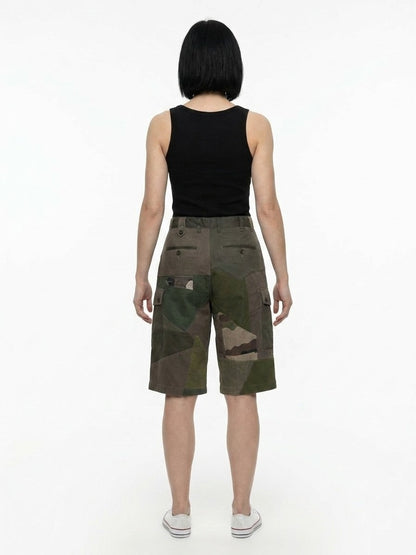 Dolce & Gabbana Army Cotton Shorts for Women - IT38|XS