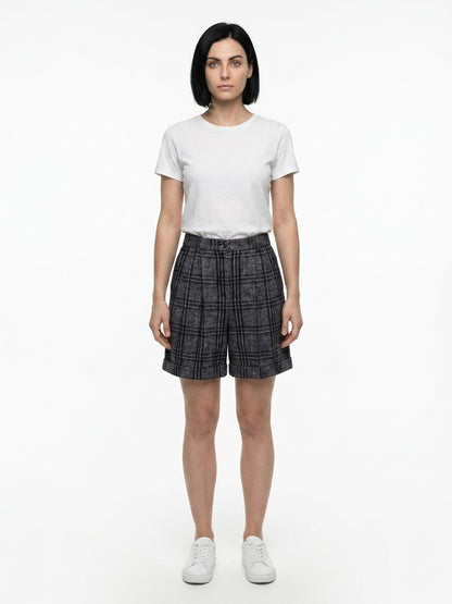 Dolce & Gabbana Gray Cotton Shorts for Women - IT38|XS
