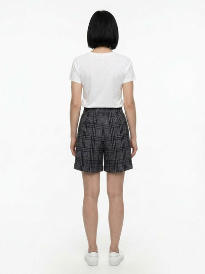 Dolce & Gabbana Gray Cotton Shorts for Women - IT38|XS