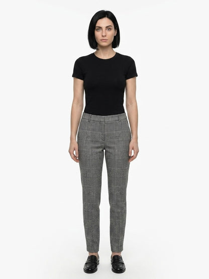 Dolce & Gabbana Gray Elastane Dress Pants