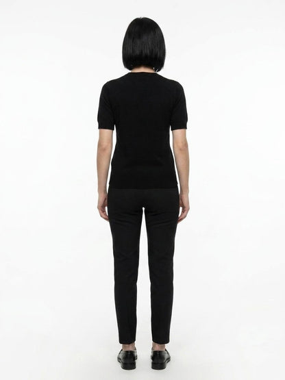 Dolce & Gabbana Black Cashmere Sweatshirt