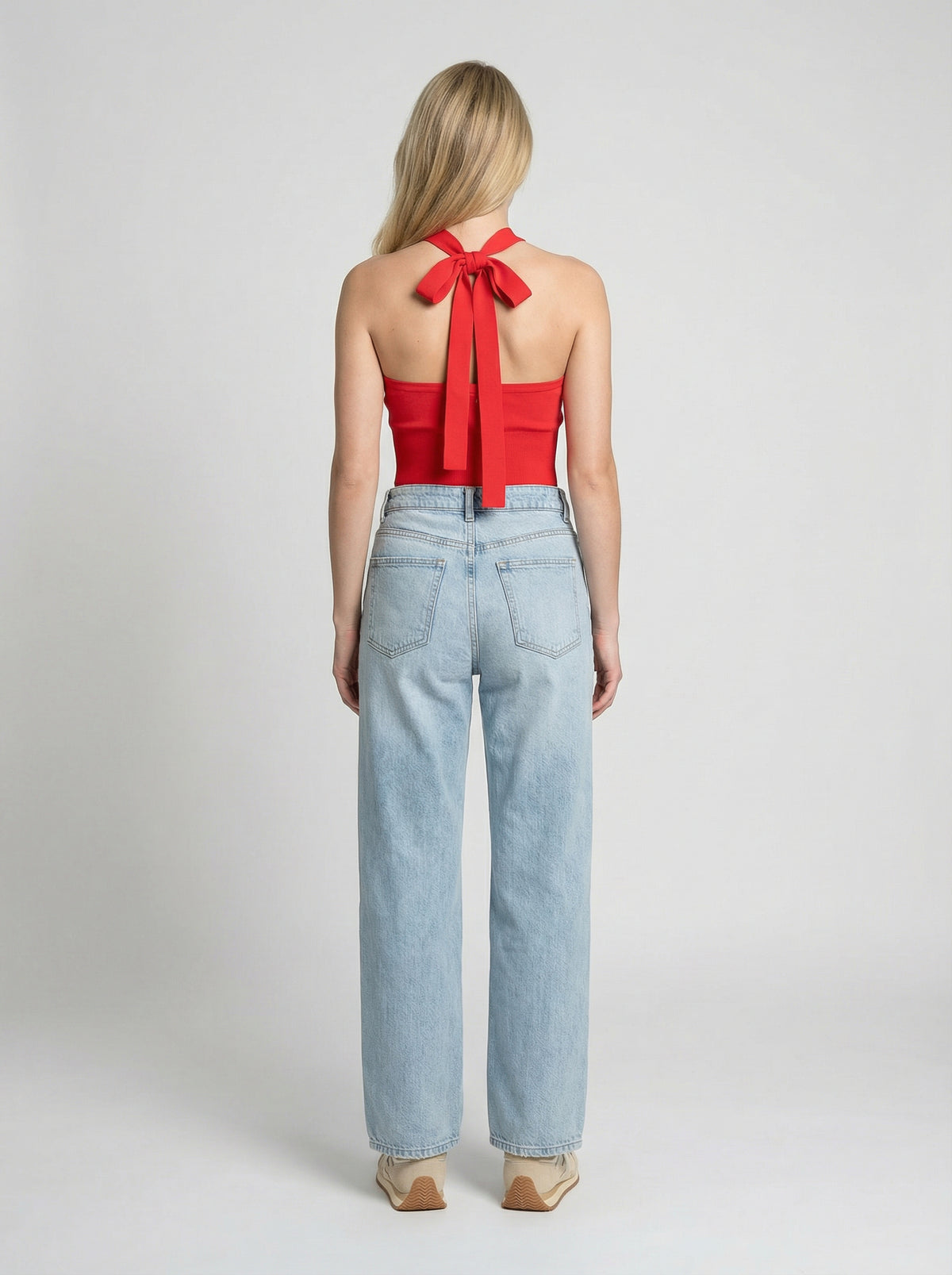 Dolce & Gabbana Red Cashmere Tank Top