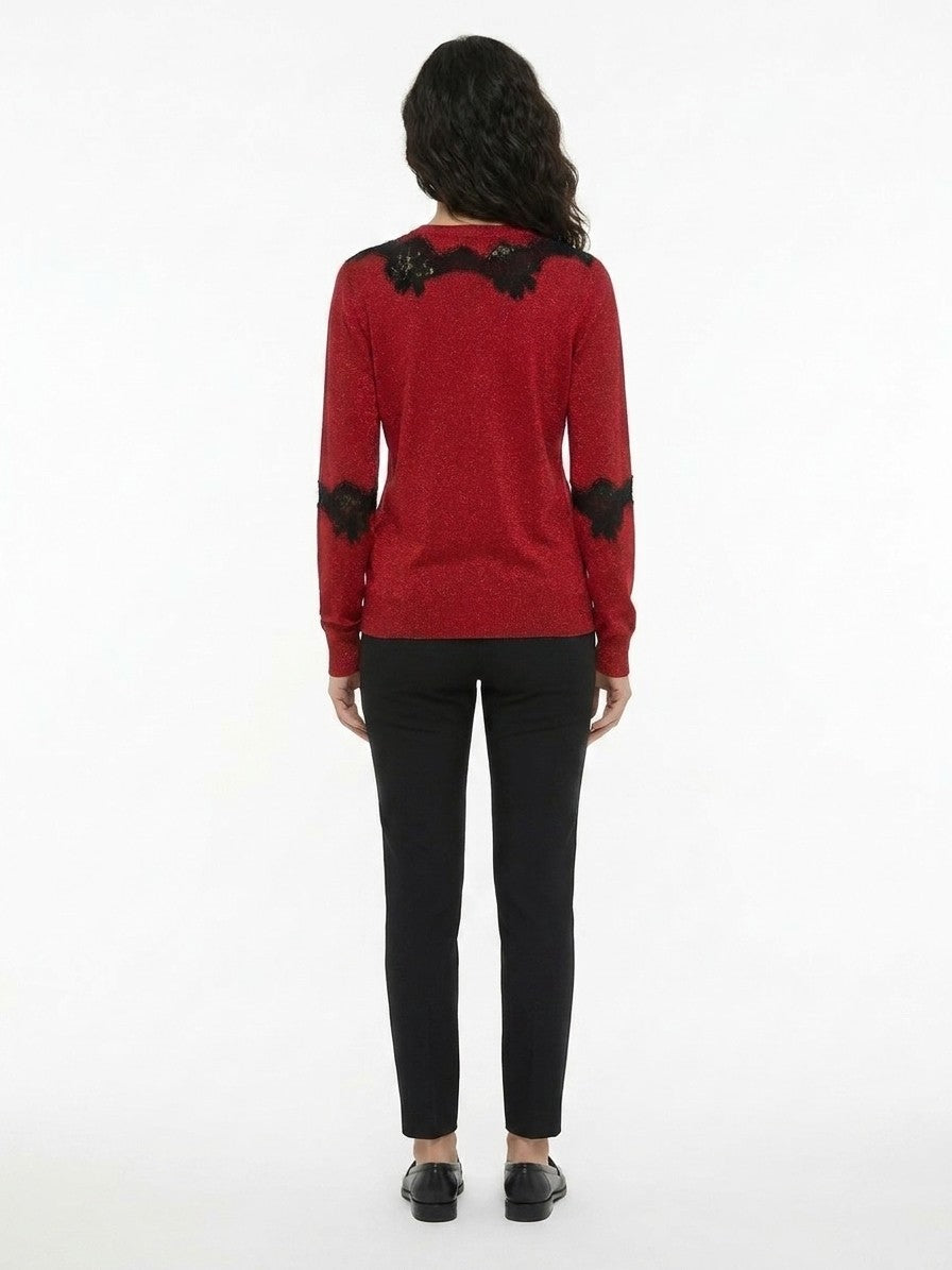 Dolce & Gabbana Red Cotton Cardigan - IT44|L