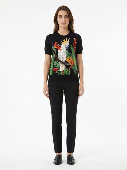 Dolce & Gabbana Multicolor Silk Sweater