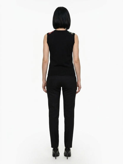 Dolce & Gabbana Brown Silk Tank Top